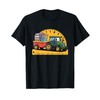 Back to School Tractor Farm Boys T-Shirt