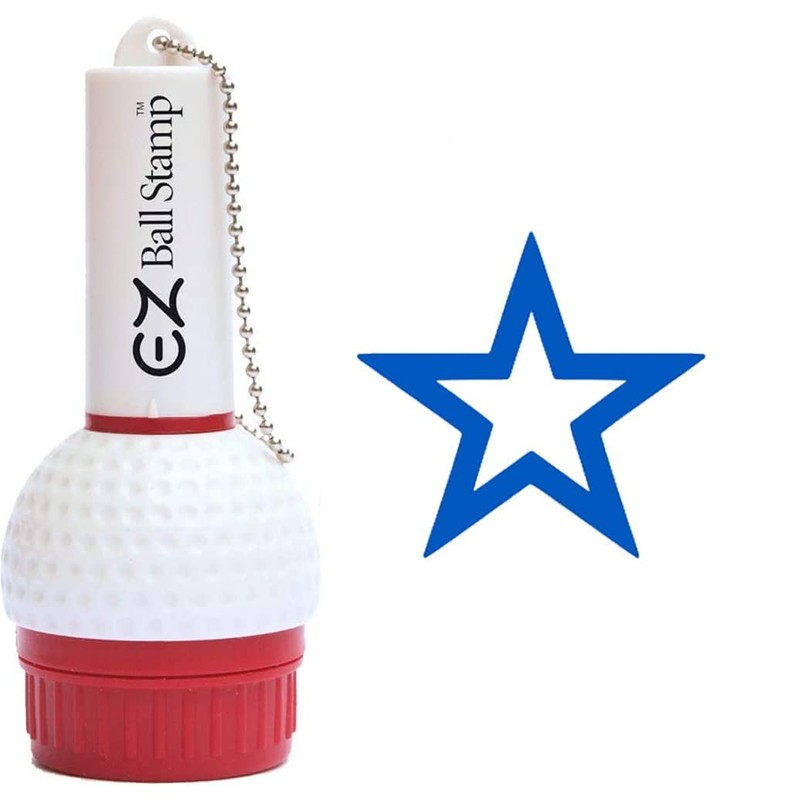 EZ BALL STAMP Golf Ball Stamp/Stamper - Ultra Quick Drying,