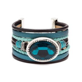 Adjustable Teal Bracelet