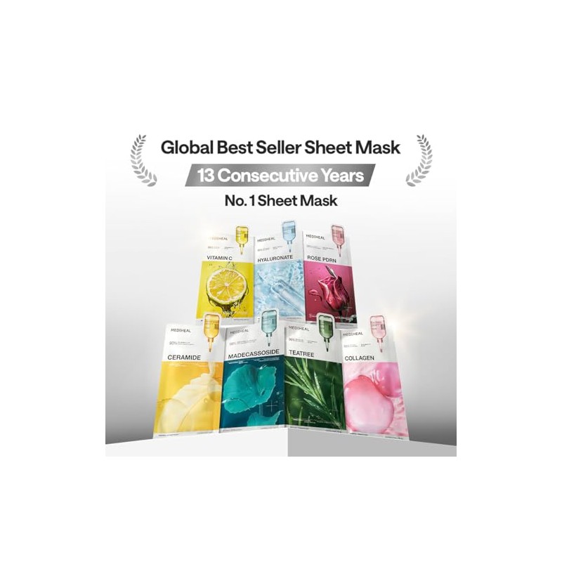 Mediheal Essential Face Mask [Hyaluronic Acid] Ultra Hydration 10 pcs.
