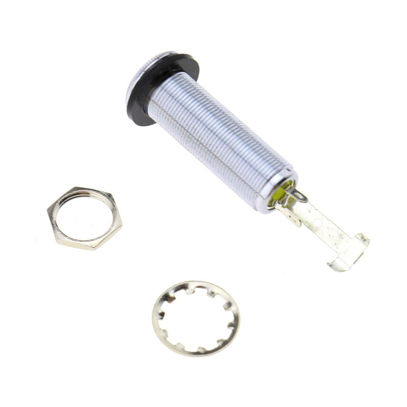 Long Socket Output Stereo Barrel Jack Plug Socket Threaded Cylinder