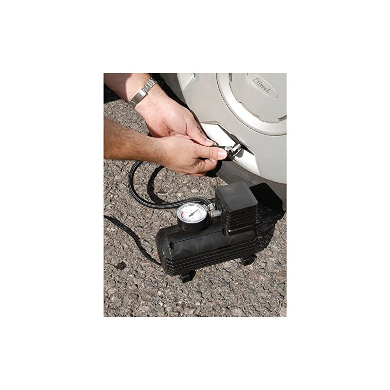 Draper Redline 81023 12 V Mini Analogue Air Compressor