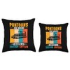 Tritooning Tritoon Boating Captain Tritoon Boat Throw Pillow