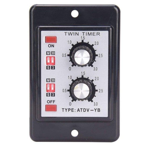 Fafeicy Timer Relay Knob Control Time Switch Relay ATDV-YB AC110V/220V