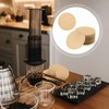 Piriuuo 300 Pcs 2.5in Round Coffee Filter Paper, Replacement Natural