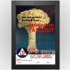 1955 Civil Defense Radioactive Fallout Training Vintage Poster