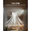 GROWNEER Bathroom Exhaust Fan with Light, 35W Exhaust Fan with