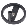 Round Hand Wheel Revolving Knob Handle 2 Spoked Lathe Milling