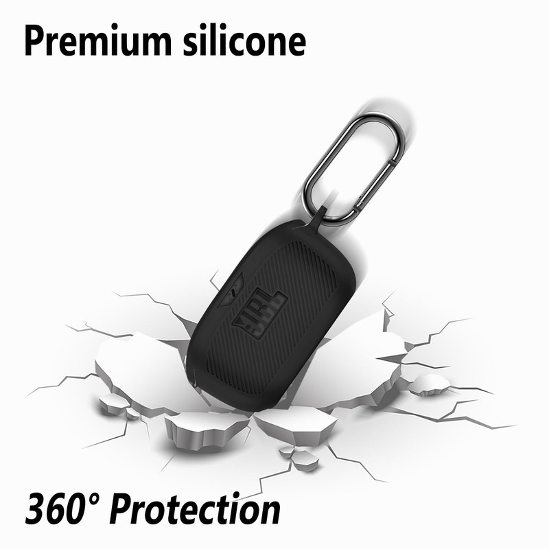 Geiomoo Silicone Case for JBL Vibe Buds, Protective Cover with