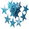 48 x Iron-On Glitter Stars, 25 mm