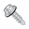 Small Parts 1020KWN Steel Self-Drilling Screw, Zinc Plated Finish, Sealing