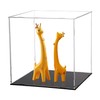 Evron Display Case for Collectibles Assemble Clear Acrylic Box Alternative