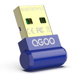 QGOO Bluetooth Adapter 3.0 for car V1.0 EDR Support Windows 8.1(Cobalt Blue)
