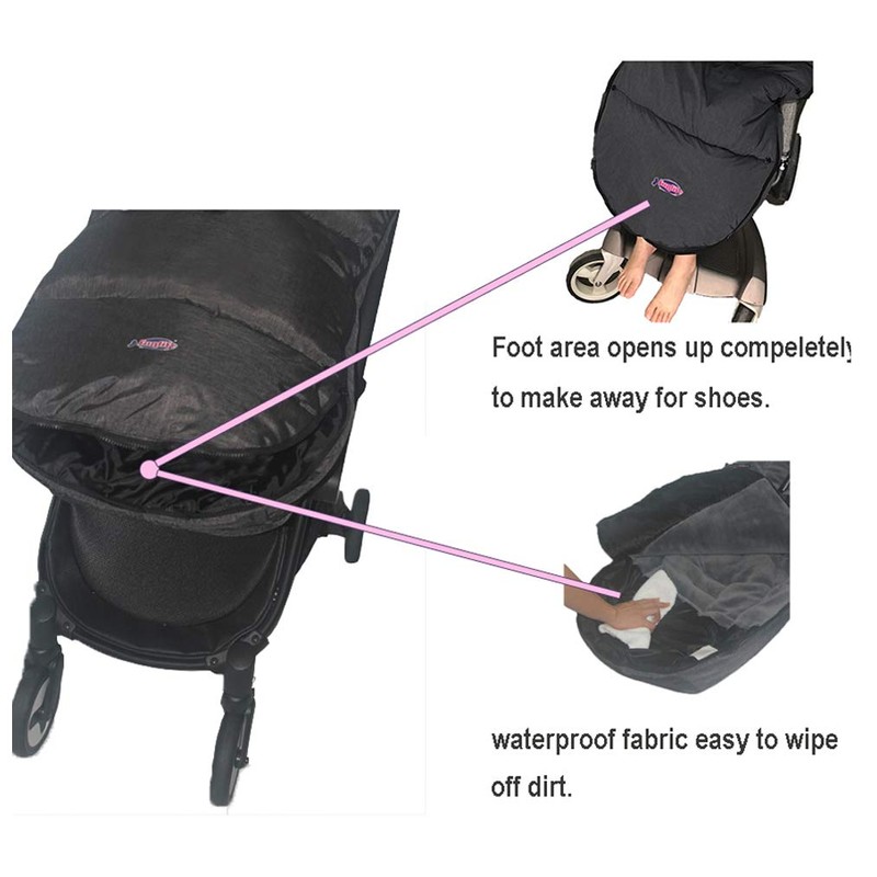 Kids DIY Play Fun Universal Stroller Bunting Bag,Winter Weather Resistant