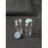 Unbranded 100pcs-10ml Clear Vials+20mm Black capsGlass Bottles HPLC Beveled Edge