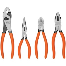 BLACK+DECKER Plier Set, 4-Piece (BDHT84002)