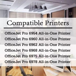 For HP 4PK HP 902 Ink Cartridge Office Jet Pro 6954 Pro 6960 Printer