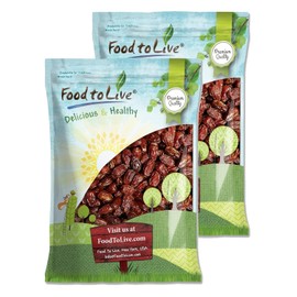 Food to Live Medjool Dates, 11 Pounds – Large Whole Dried Dates with Pits, Unsweetened & Unsulphured, Vegan, Bulk