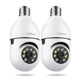ANBIUX Camara de Seguridad ExteriorInterior - 5G2.4GHz WiFi Cámara de Seguridad con Seguimiento Automático, Alarma, Audio Bidireccional, 2K Visión... 