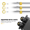 Junction Box Waterproof IP68, 5-Way Junction Box Outdoor, Surface-Mounted Cable