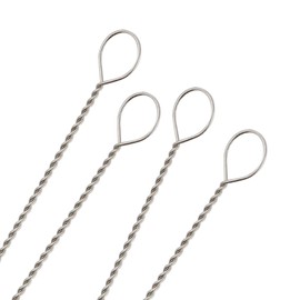 The Beadsmith Basic Elements Flexible Twisted Wire Needles – 2.5" Long, Heavy Beading Needle, Pack of 50 – Use for Pearl Knotting and Silk Cord