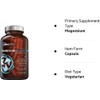 Magnesium glycinate 100 bisglycinate chelate 200mg 120 tablets 3 units,