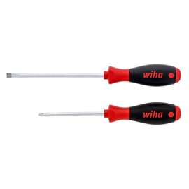 Wiha 30279 2 Piece SoftFinish Slotted and Phillips Screwdriver Set