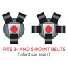 Dooky Car Seat Belt Pads, Harness Strap Pads for Baby's