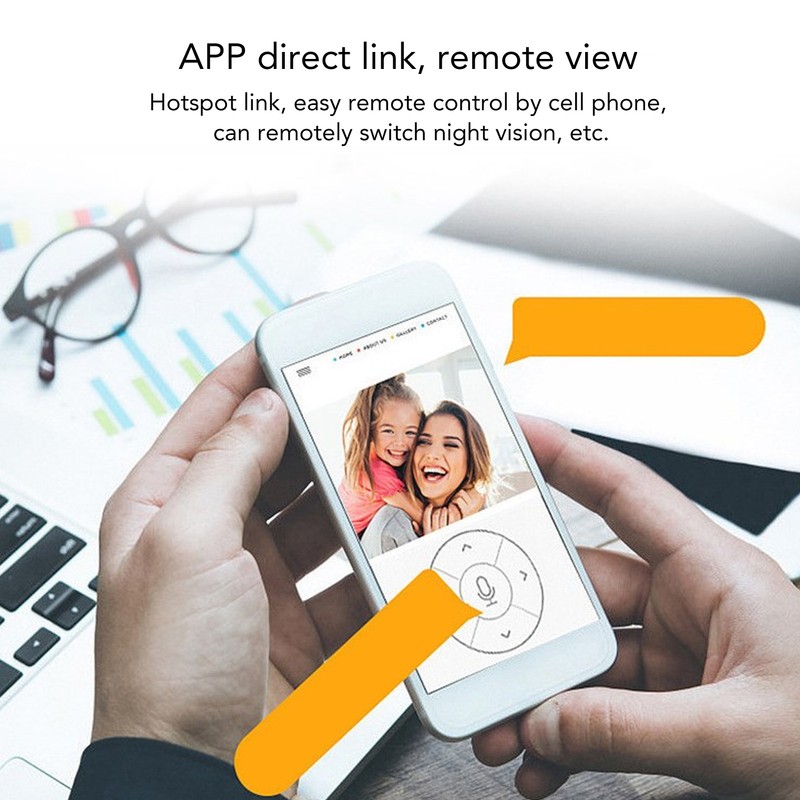 Mini WiFi Camera Wireless 1080P HD Night Vision 90 Degree
