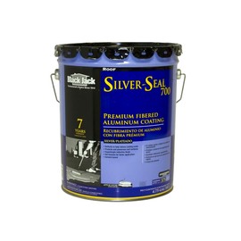 APOC 208 Silver Guard-F Fibered Aluminum Roof Coating, 5 Gallons, Provides a Bright & Long-Lasting Finish to Reflect Sun's Heat & Lower Cooling Costs