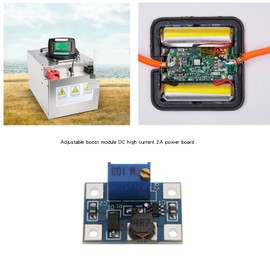 VGOL 10PCS SX1308 DC Voltage Regulator Adjustable Step Up Boost Converter Power Supply Module Input Voltage 2V-24V to 2V-28V Output Voltage