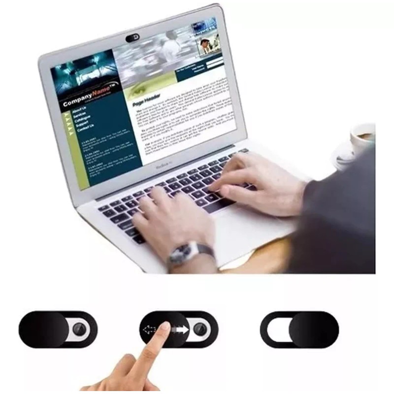 THE9SHOP Cubre Webcam Cubierta Anti Espia Camara Con Tapa Protector