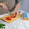 Premium Whetstone Knife Sharpening Stone Kit,2 Side Grit 1000/6000 Whetstone