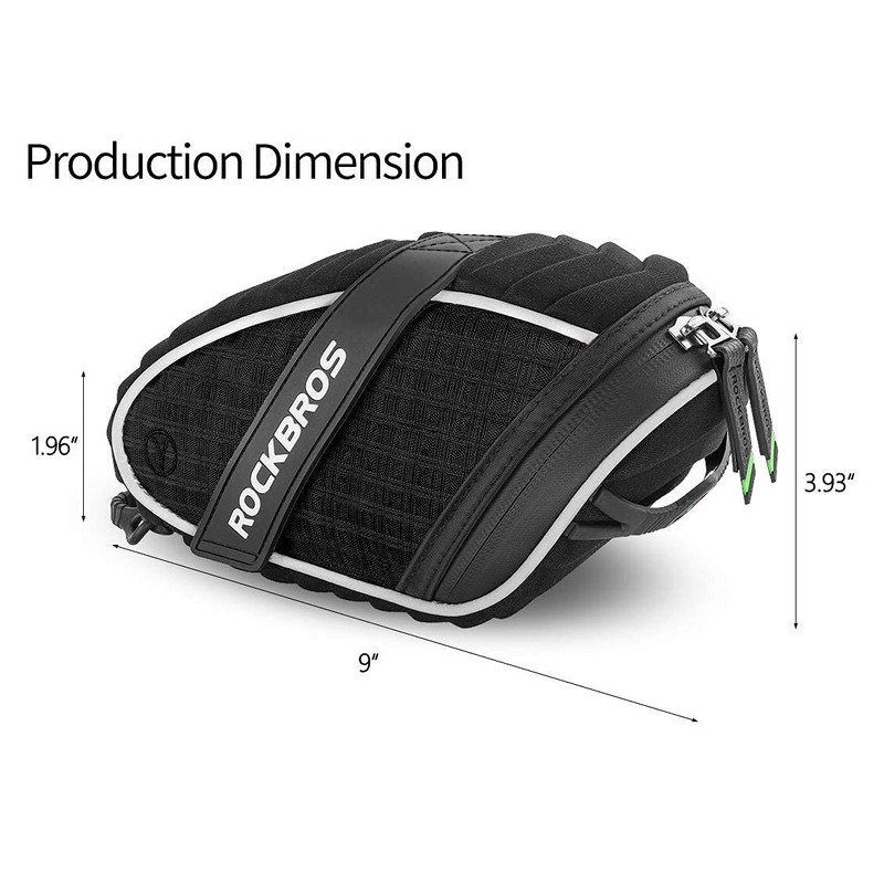 RockBros Bicycle Saddle Bag Saddle Bag Seat Bags Waterproof When
