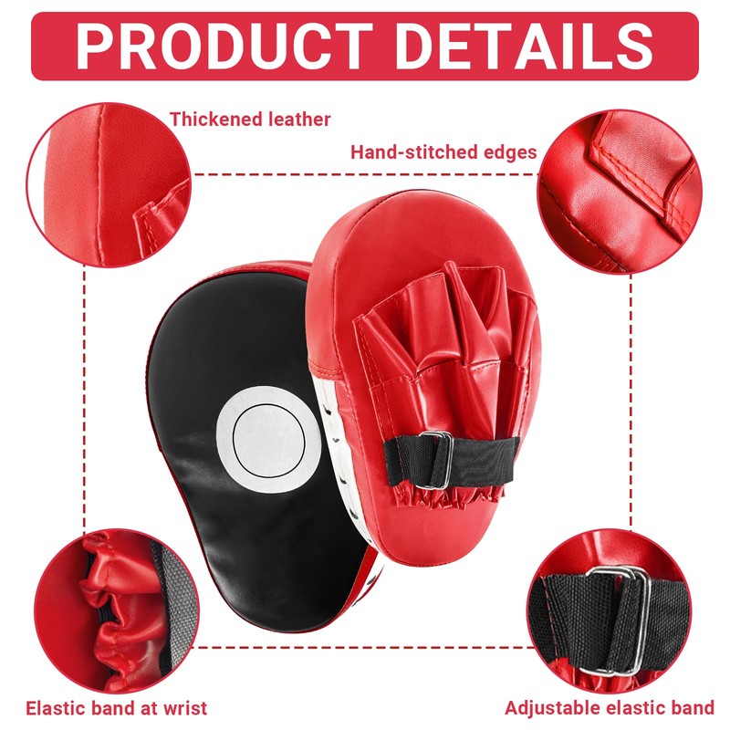 pangdapengpeng Boxing Pads, Curved Punching Target Pads
