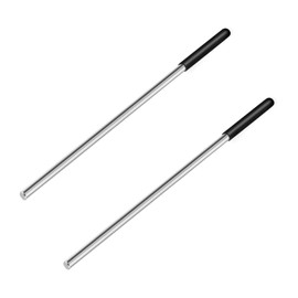 L Continue 2 Pack Winding Rods D 1/2" x L 18" Inch with Random Antiskid Handle, Used for Garage Door Torsion Spring and Many More - Black.