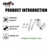 TDZ 2'' Inch Rise Handlebar Risers Extension For Harley 1-1/4''