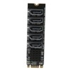 Convert Adapter Card M.2 NGFF BKEY SATA to 5 Port
