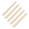 "MUKCHAP 72 Pieces 30 cm/12 Inch Wooden Rulers, Inch with