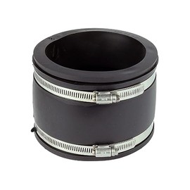 Fernco P1005-44 Flexible PVC Pipe Coupling for Concrete to Clay Plumbing Connections
