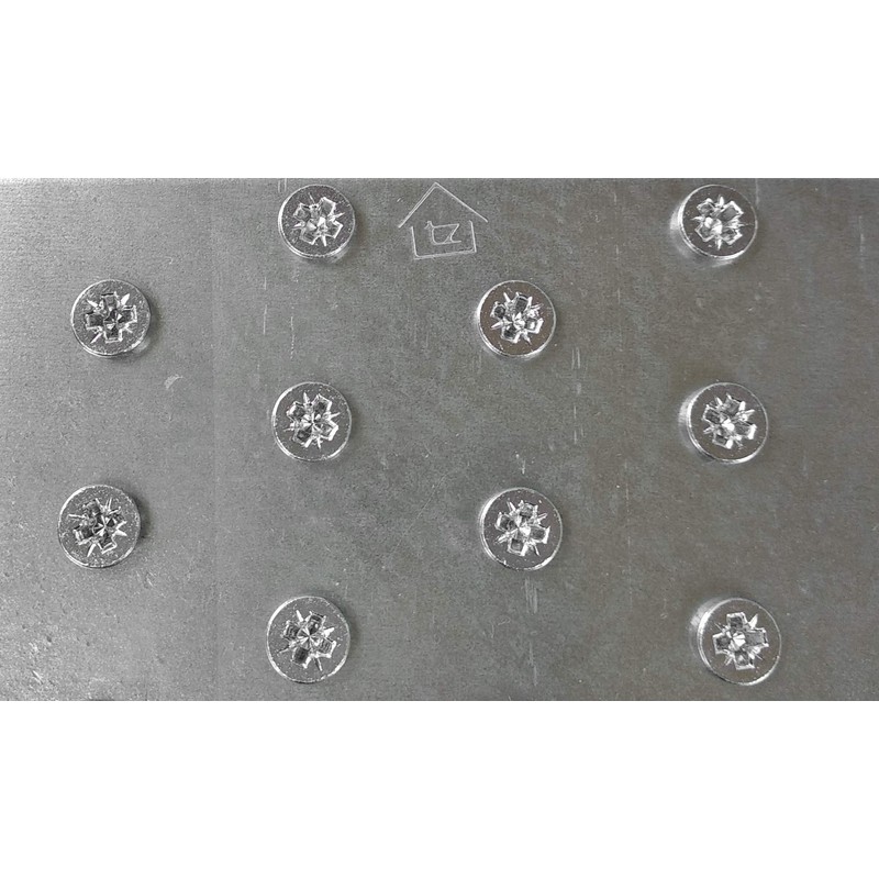 M4 Wood Screws Zinc Plated Silver Long 1 inch (0.16"