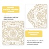 sourcing map 2Pack Retro Lace Placemat 12x18-in Oval Embroidered Table