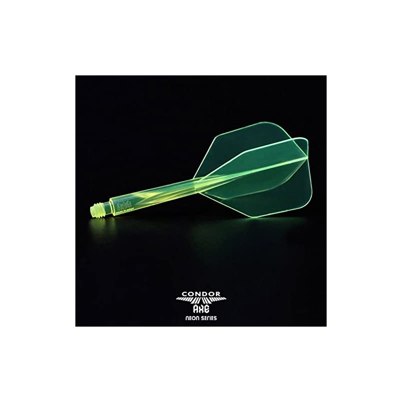 Condor Darts AXE shape neon yellow long 33. 5mm 3pcs