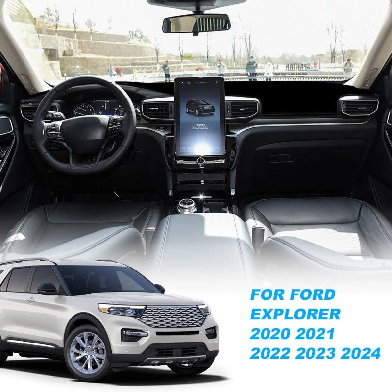 For Ford Explorer 2020-2024 Dashboard Cover Dash Mat Non-Slip Sun