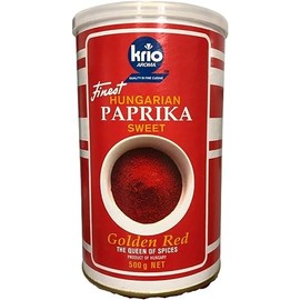 Krio Krush Mild Sweet Paprika 500 g, Golden Red