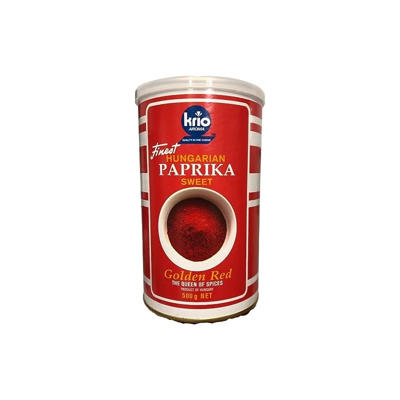 Krio Krush Mild Sweet Paprika 500 g, Golden Red