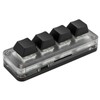 Mini 4 Key Gaming Keyboard Mechanical Keypad Type C to