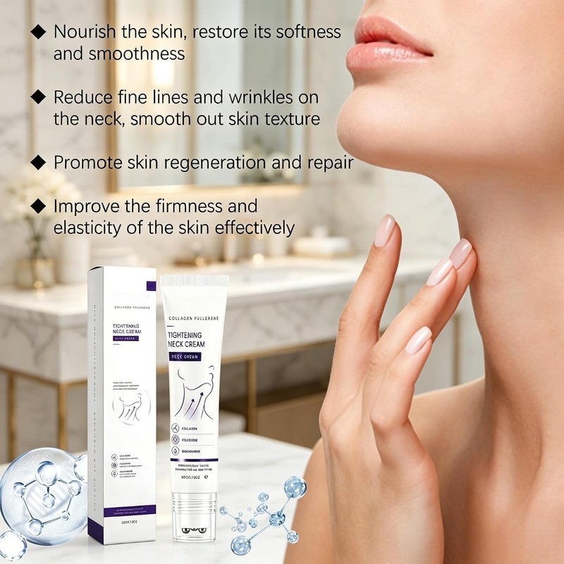 Tightening Cream, Instant Neck Lift Cream with Hyaluronic Acid