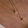 Agriajun Simple Gold Cross Pendant Layered Necklace for Women -