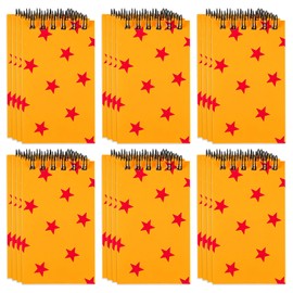 LipLopBest 24 Pcs Mini Cartoon Animation Party Gift Notebooks Anime Themed Portable Pocket Notepads Orange Cartoon Game Notepads for Birthday Party Classroom Office Favors Supplies